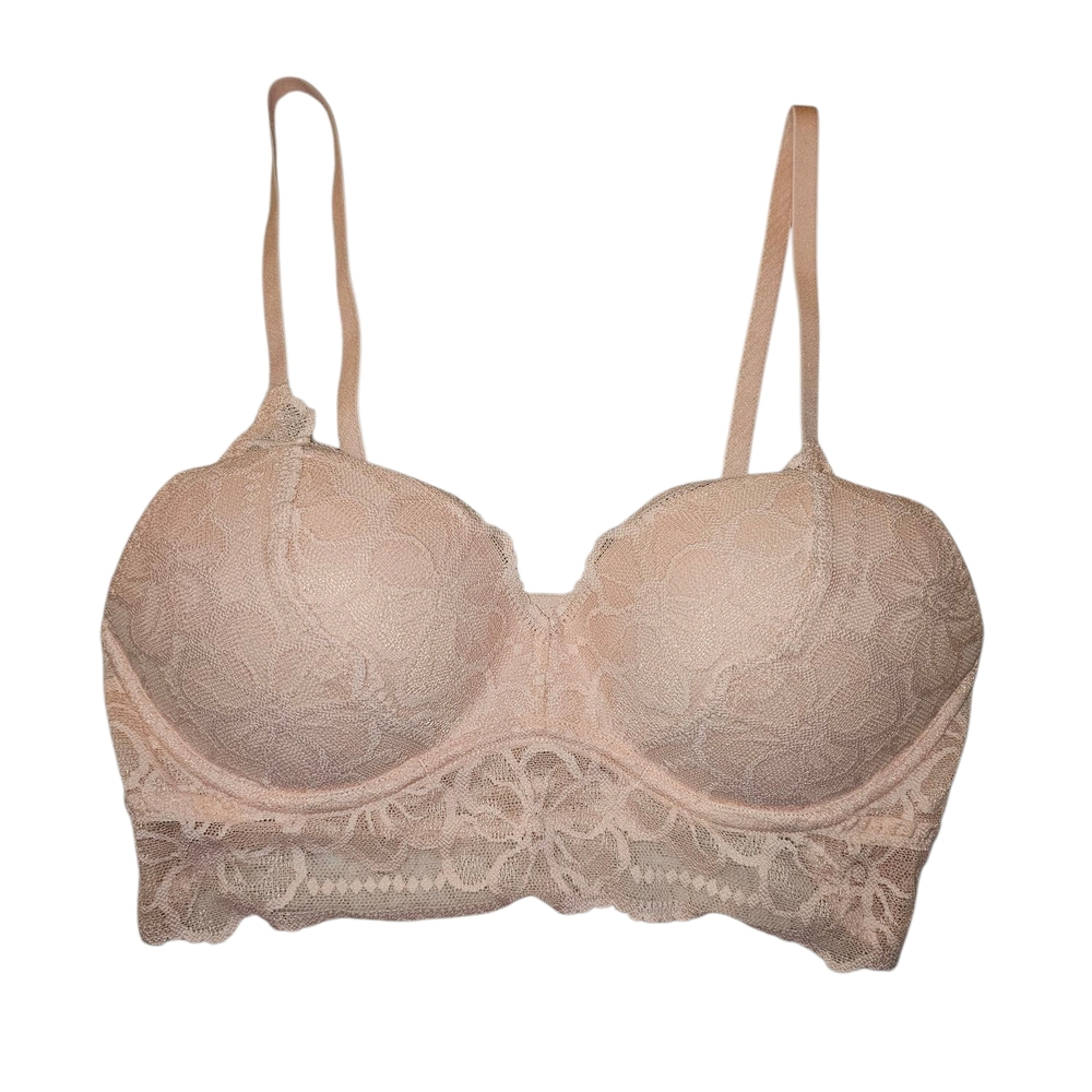 PINK Victoria's Secret Cream Lace Bra